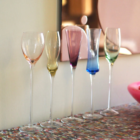 CHAMPAGNE FLUTES - SET OF 5