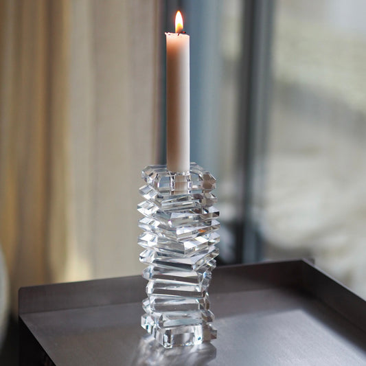 CANDLE HOLDER - CRYSTAL